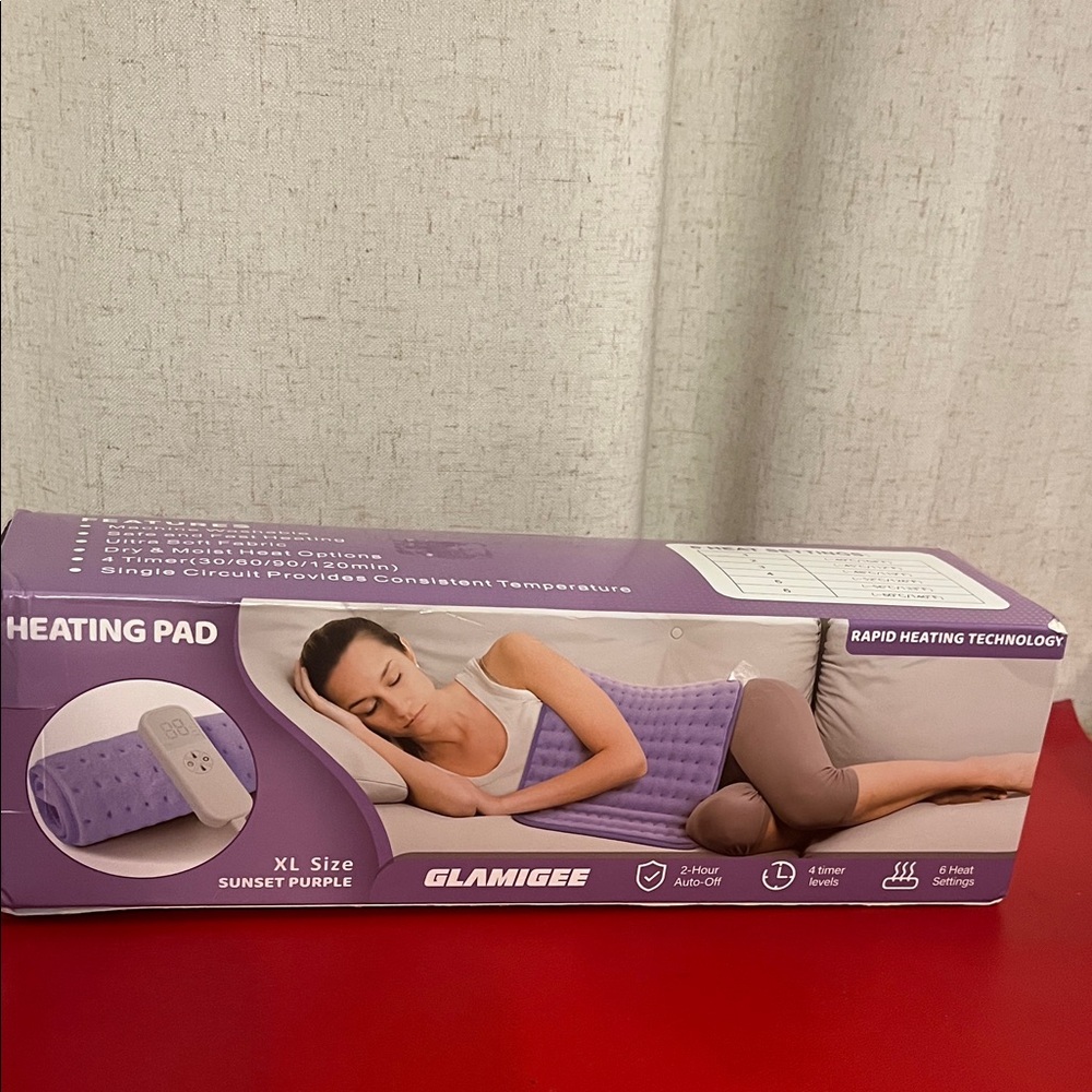 Glamigee XL Heating Pad in Sunset Purple